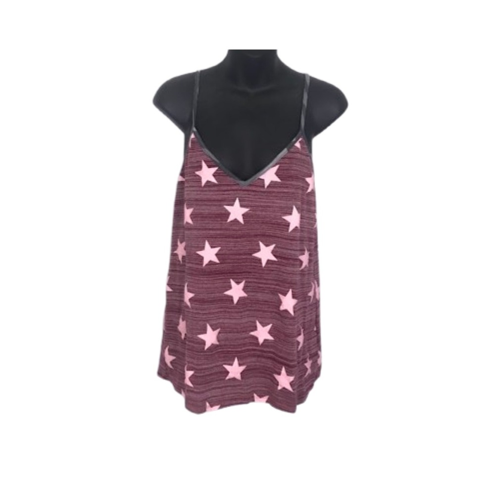 BiBi‎ Star Print Casual Summer Tank Top Size S